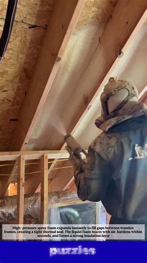 Satisfying Spray Foam Insulation Process | Energy Saving Attic Upgrade