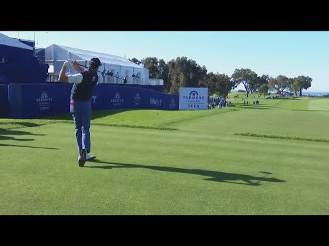 Big day for golf fans, it's the opening round of the Farmers Insurance Open