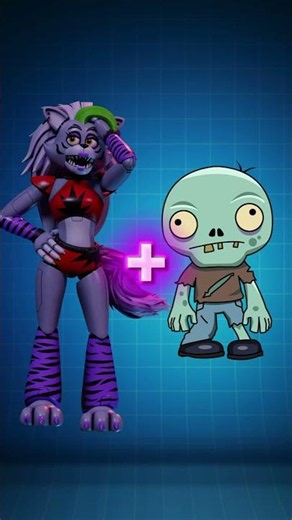 FNaF Ar Edit | Joker + Burntrap = ??? | Security Breach Animatronics Edit #shorts #edit