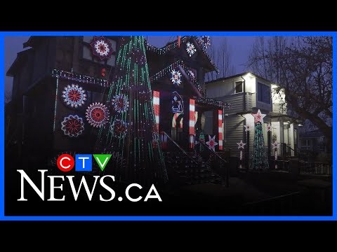 Holiday display dazzles neighbourhood