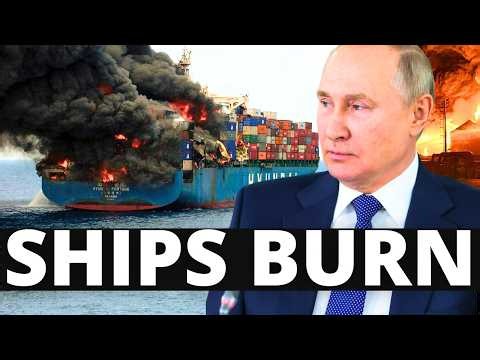 RUSSIAN TANKER FLEET BURNS AT KERCH, MASSIVE US STRIKES ON IRAN! Breaking War News The Enforcer