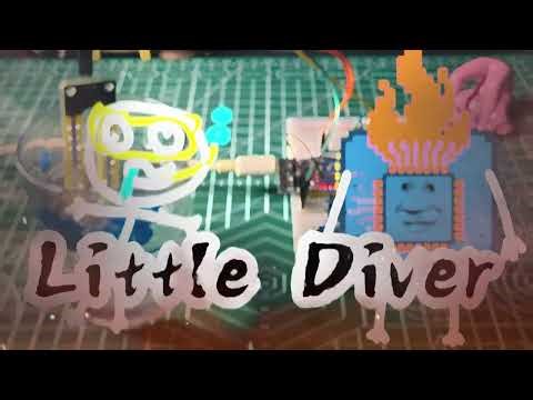 Little Diver | Water-Controlled ESP32 Motion-Sensing Game
