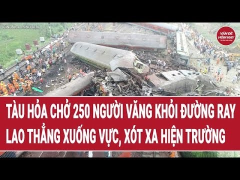 Toàn cảnh thời sự: Tàu hỏa chở 250 người văng khỏi đường ray lao xuống vực, xót xa hiện trường