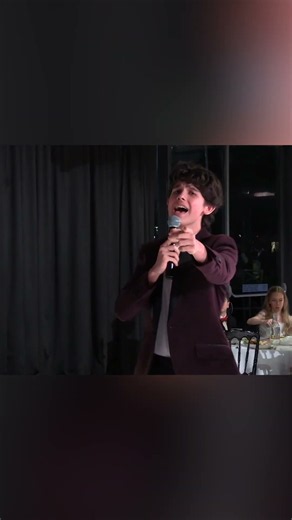 Jourdan sings If I Can Dream by Elvis Presley, during our Graduation Ball 2026