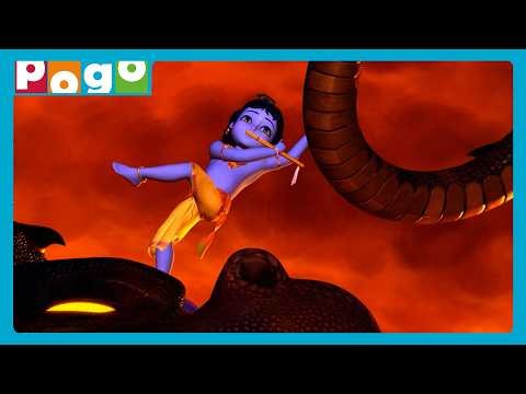 Little Krishna 🪈| Mischief Meets Miracles!😇✨| Krishna Cartoon in English | @PogoChannel