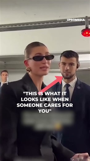 Hailey Bieber's bodyguard loves her more than Justin | Icons+ #shorts