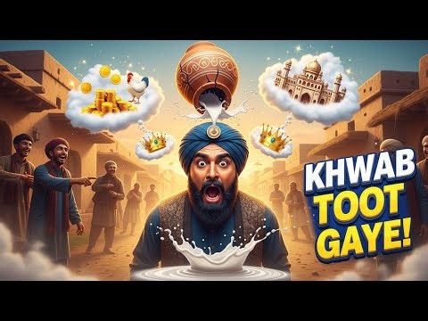 Sheikh Chilli – Khwabon Mein Rehne Wala Aadmi | Funny & Moral Story @TV.UrduStories 