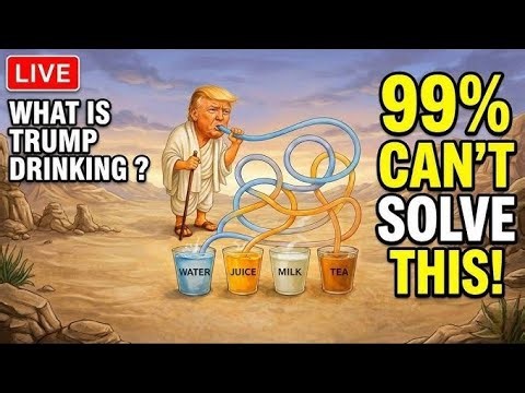 🧠 What Is Trump Drinking? 🤔 | Tricky Pipe Puzzle | Only Genius Can Solve!