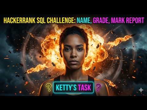 How to Use CASE Statements in SQL | HackerRank "The Report" Solution🫡