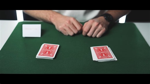 Oscar Owen's no-sleight card trick with a standard deck