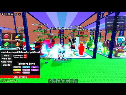 BEST Roblox Escape Tsunami For Brainrots Script Pastebin