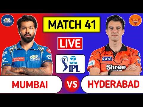 Mumbai Indians Vs Sunrisers Hyderabad 41th Match IPL Live Score & Commentary