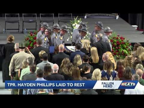 Fallen KSP Trooper Hayden Phillips remembered at funeral service in Bowling Green