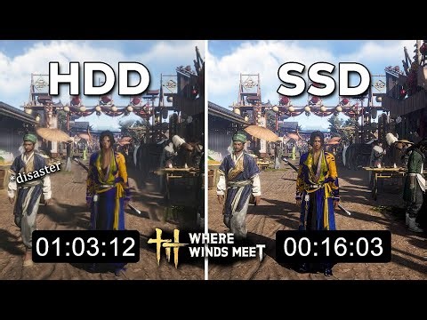 Where Winds Meet - SSD vs HDD | Load Time Test | Game Performance Test