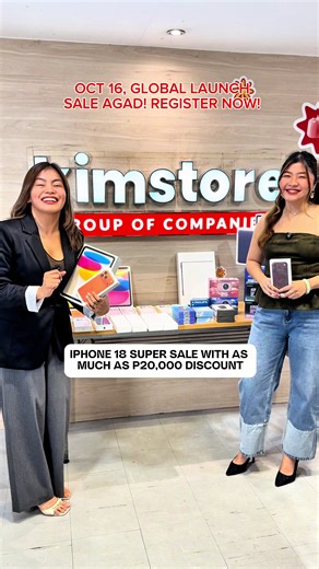 IPHONE 18 SUPER SALE WITH UP TO P20,000 DISCOUNT‼️😱 OCT 16, 6PM NA! REGISTER NOW AND GET EXCLUSIVE VOUCHERS AND COD PA! KITA KITS SA LIVE @Miss Dioza @diozaofficialstore @Tindahan ni Ms Dioza @DiozaLifeStyle