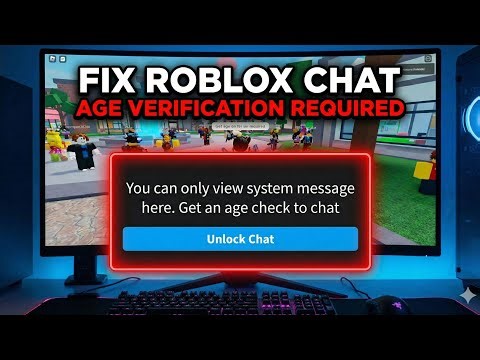 How to Fix "Chat Disabled" on Roblox | Verify Age in 2026 (New Update)
