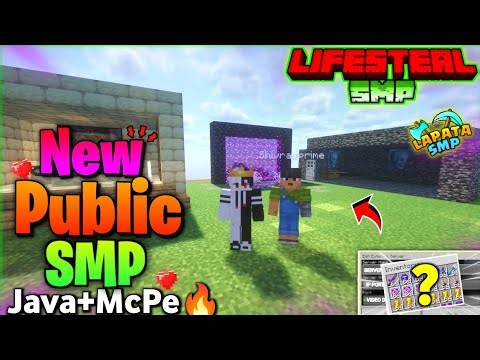 New Best Public SMP Server For Minecraft 1.21 🔥 | Java + PE | Cracked | 24/7 Online | Free To Join