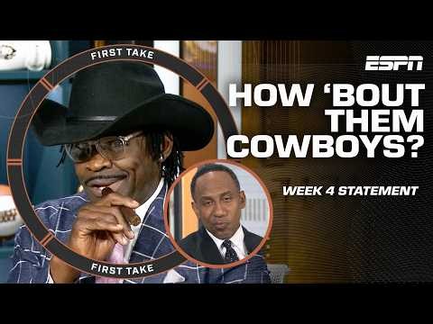 'A LOUD & PROUD STATEMENT!' 🗣️ - Michael Irvin's THRILLED about the Cowboys Week 4 win | First Take
