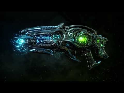 Alien machine gun sound effect