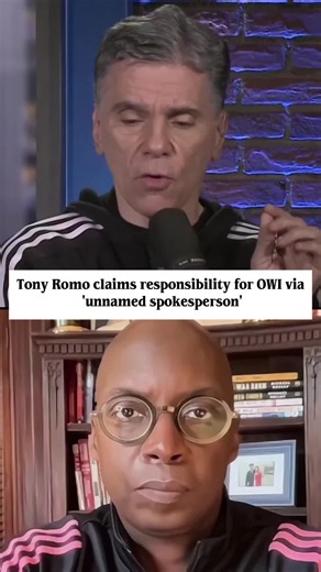 Tony Romo claims responsibility for OWI via 'unnamed spokesperson' #tonyromo #spokesperson #via