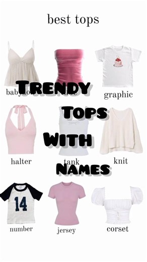 Trendy tops you need in your wardrobe ✨. Which top is your fav? 🤍