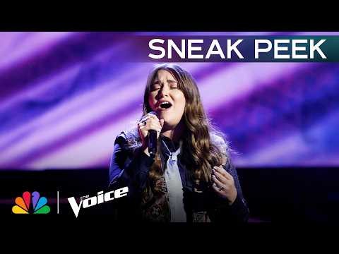 Four-Chair Turn Causes a Four-Way FIGHT for Kayleigh Mathews | The Voice Blind Auditions | NBC