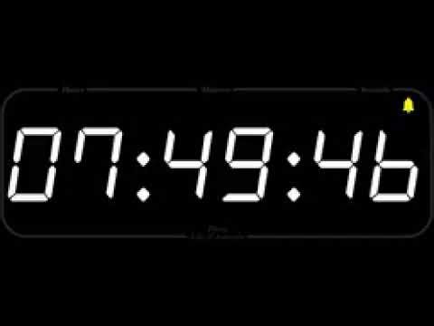 8 Hour TIMER ALARM 1080p COUNTDOWN 144P#video 