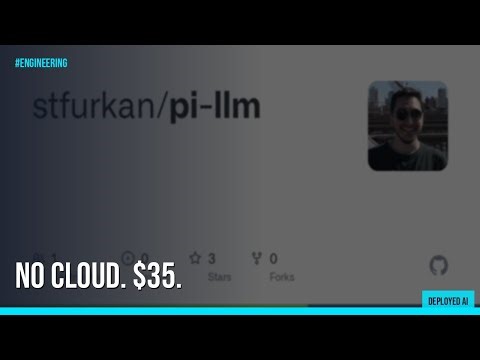 Local LLM on a $35 Pi Controls Hardware — No Cloud