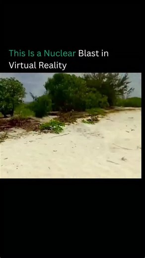 Artificial Intelligence | ChatGPT | Technology on Instagram: "This is what a nuclear explosion looks like in virtual reality. Through a fully immersive simulation. VR captures the blinding flash, extreme heat, and rapidly expanding fireball of a detonation. Seconds later, a delayed shockwave tears across the landscape. Distorting the sky, flattening structures, and scattering debris. With 360-degree visuals and spatial sound, the scale feels overwhelming. VR doesn’t recreate fear it recreates ph