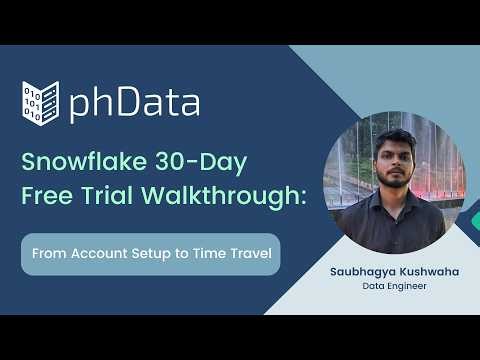 Snowflake 30-Day Free Trial Walkthrough: From Account Setup to Time Travel