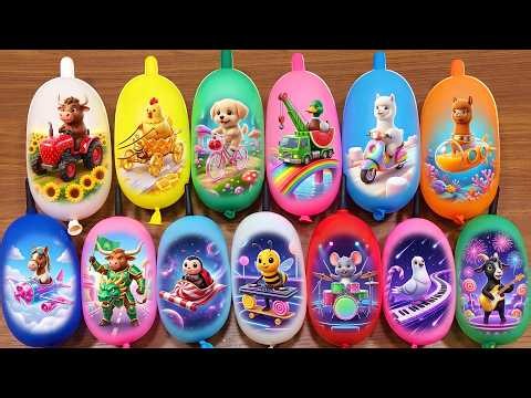 🔴 LIVE 24/7: Making Slime with Funny Balloons: Learn Colors & Surprise Animals | Satisfying ASMR