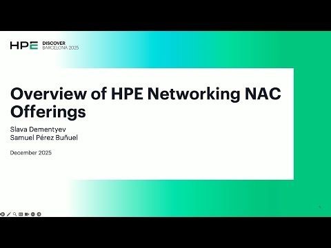 Overview of HPE Aruba Networking NAC Offerings | Gordon Tan