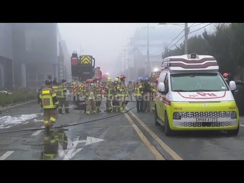 Fire at South Korea auto parts factory kills At least 10 people