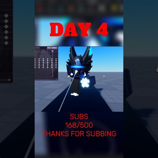 DAY 4 RUN CYCLE #animation #roblox #furry #anotherbrickinthewall #shorts #viral #practice #fyp