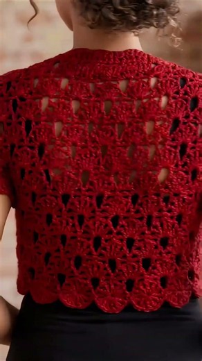 Elegant crochet bolero written pattern #crochet