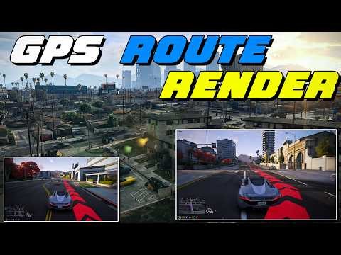 Free 3D Gps Route Render Script | Gps Route | QBCore/ESX | FiveM Tutorial #243