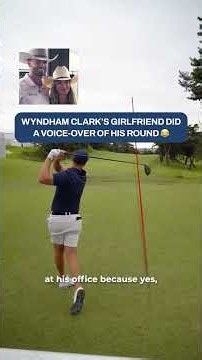 3 holes with Wyndham Clark... As told by his girlfriend Emily Tanner 😂
