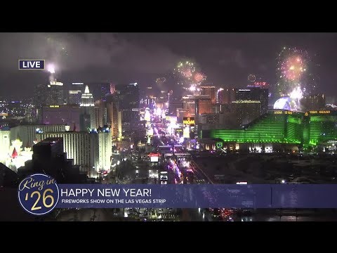 Ring in the new year with fireworks on the Las Vegas Strip