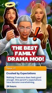 This NEW Sims 4 mod adds SO much family drama! 👀✨ #thesims4 #sims4mods