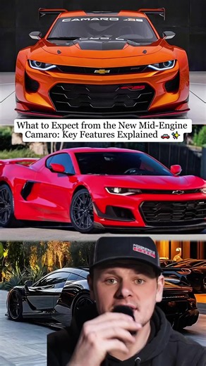 The new 7th generation Camaro is set to return as a mid-engined sports car, featuring a 6.2L V8 with options for up to 650 horsepower. Get ready for enhanced styling and improved interior! What are your thoughts on this redesign? #Camaro #MidEnginedCar #SportsCar #V8Power #CarEnthusiasts #AutomotiveNews #Chevy #CarDesign