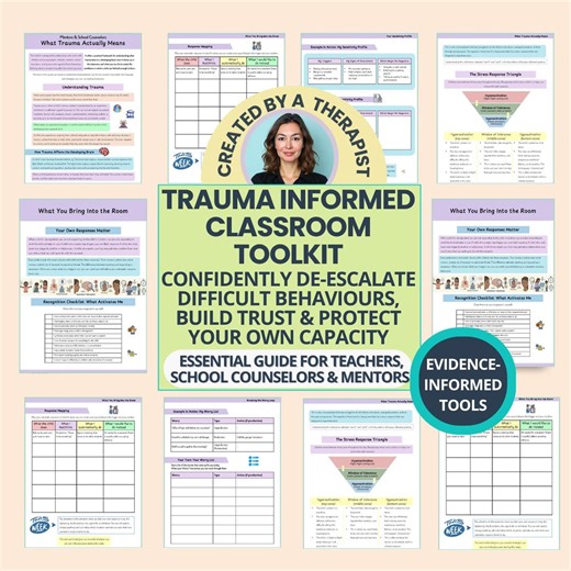 Trauma Informed Classroom Toolkit: Teacher & School Counselor Guide for Kids and Teens (PDF Download) - Etsy UK