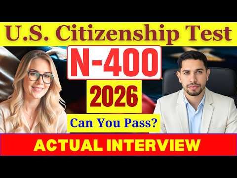 Actual Interview of U.S. Citizenship I Actual N-400 Naturalization Interview, Ciudadania Americana