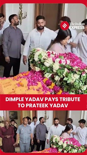 Samajwadi Party MP Dimple Yadav Pays Tribute To Late Brother In Law Prateek Yadav