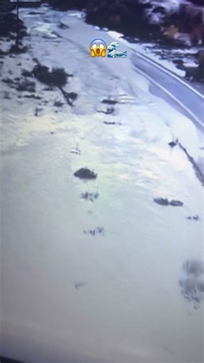 🚨 ROAD WASHED AWAY BY RAGING FLOODWATERS IN COLORADO! 😱 MUST SEE! WATCH NOW! SUB NOW! #shorts