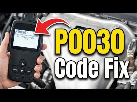 P0030 Fix - Oxygen Sensor Heater Control Circuit Bank 1 Sensor 1 Repair