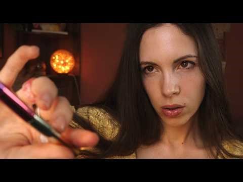ASMR Doing Your EAR Makeup (You Will Sleep & Tingle)