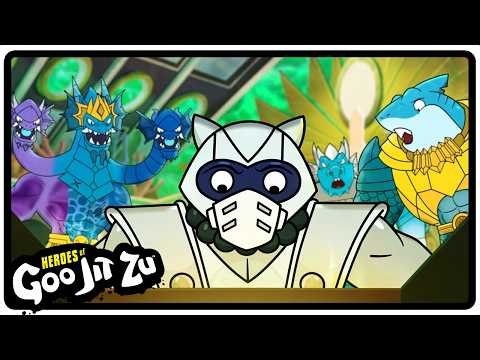 Cursed Pirate Treasure Battle! Who Wins? | Heroes of Goo Jit Zu | Cartoon movies