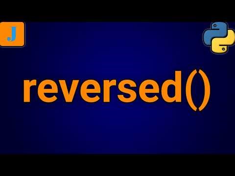 Python Reversed Function
