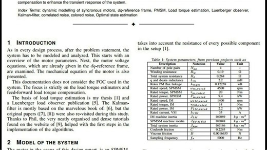 PMSM负载估计 负载转矩预测文献复现 永磁同步电机负载转矩估计、PMSM负载转矩测量、负载预测、转矩预测的MATLAB/simulink仿真模型，