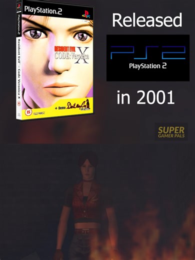 Retro Classic: Resident Evil Code Veronica X #playstation #fyp #nostalgia #retrogamingontiktok #ps2 #2001 #residentevil #code #veronica #survival #horror